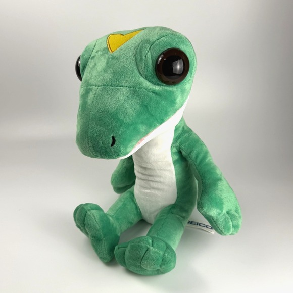 Rare Geico Gecko 12"‎ Plush Lizard Mascot Stuffed Animal Toy plush collectible